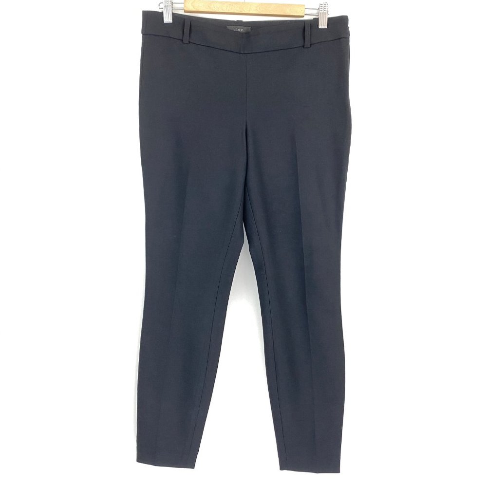 J. Crew Women's Dress Pants Minnie Wool Black